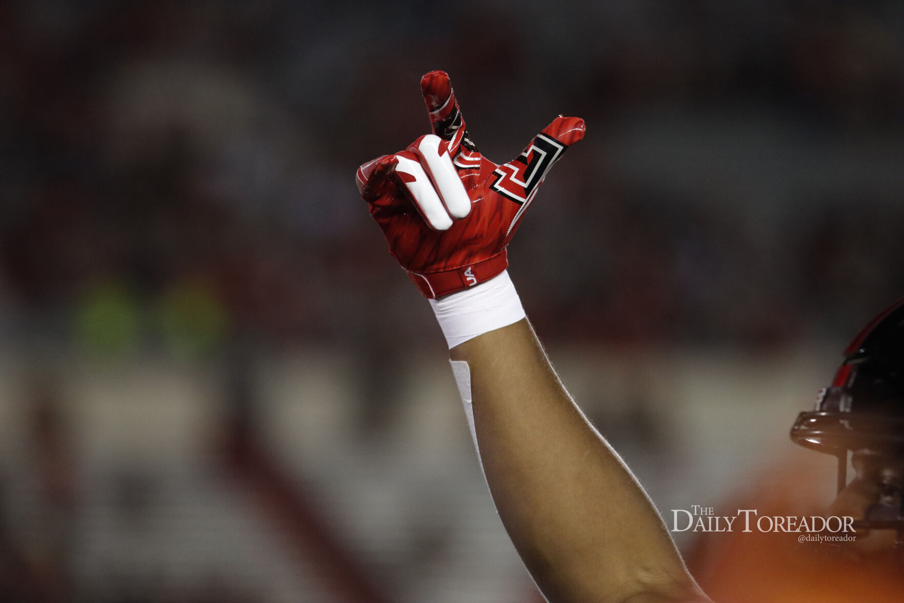 Holding Guns Up during final minutes of home-opener